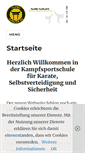 Mobile Screenshot of isamu-karate.de
